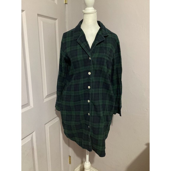 J. Crew Dresses & Skirts - J. Crew Plaid Button Down Cotton Mini Dress Long Sleeve Size S